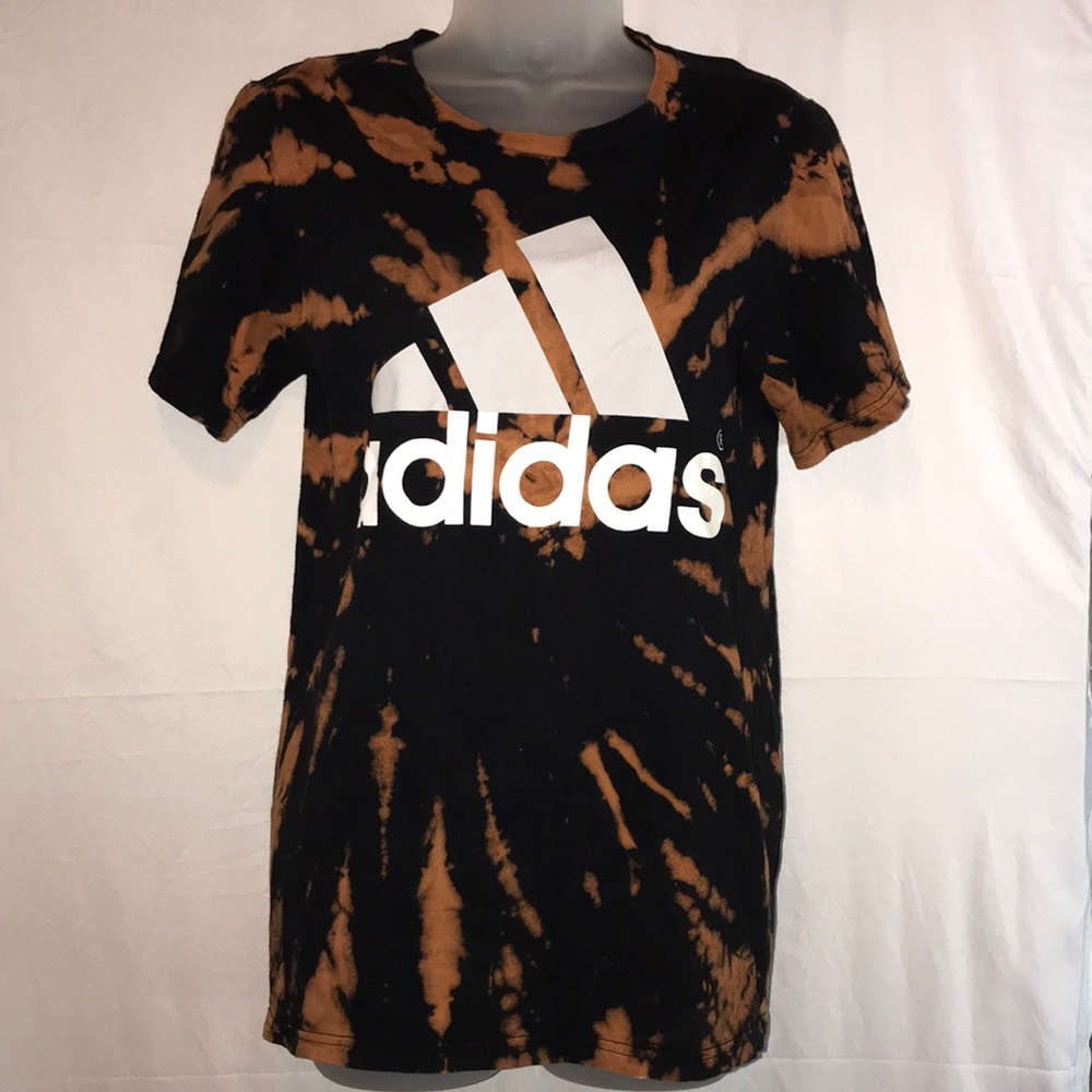 Adidas bleach dyed tee